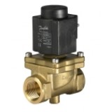 Danfoss solenoid valve EV245B, Servo piston operated 2/2-way solenoid valves for steam